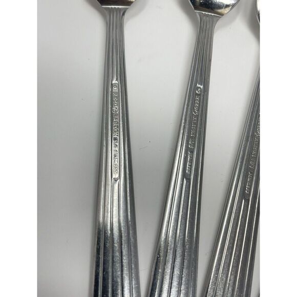 Reed & Barton Berkeley 18/10 Stainless Flatware Salad Fork 7” Set Of 6 - Picture 3 of 6